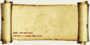 Danijela Berček vizit kartica